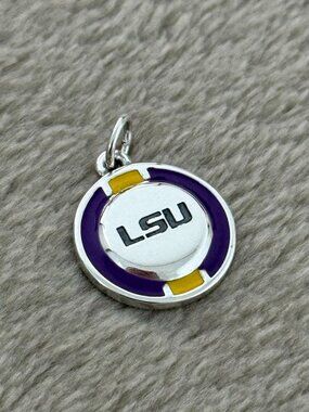 Enamel Louisiana State University School Spirit Charm